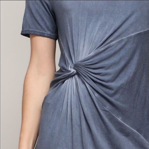 Mineral Washed Twist Dress - Picture 4 of 7